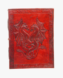 Double Dragon Leather Embossed Journal